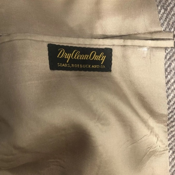 The Wool Collection Herringbone Mens Blazer - Picture 5 of 9